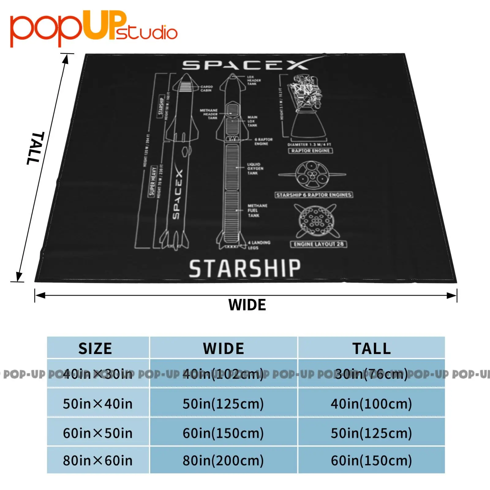 Spacex Starship Blueprint بطانية فائقة النعومة لحاف غطاء أريكة شتوي أغطية السرير