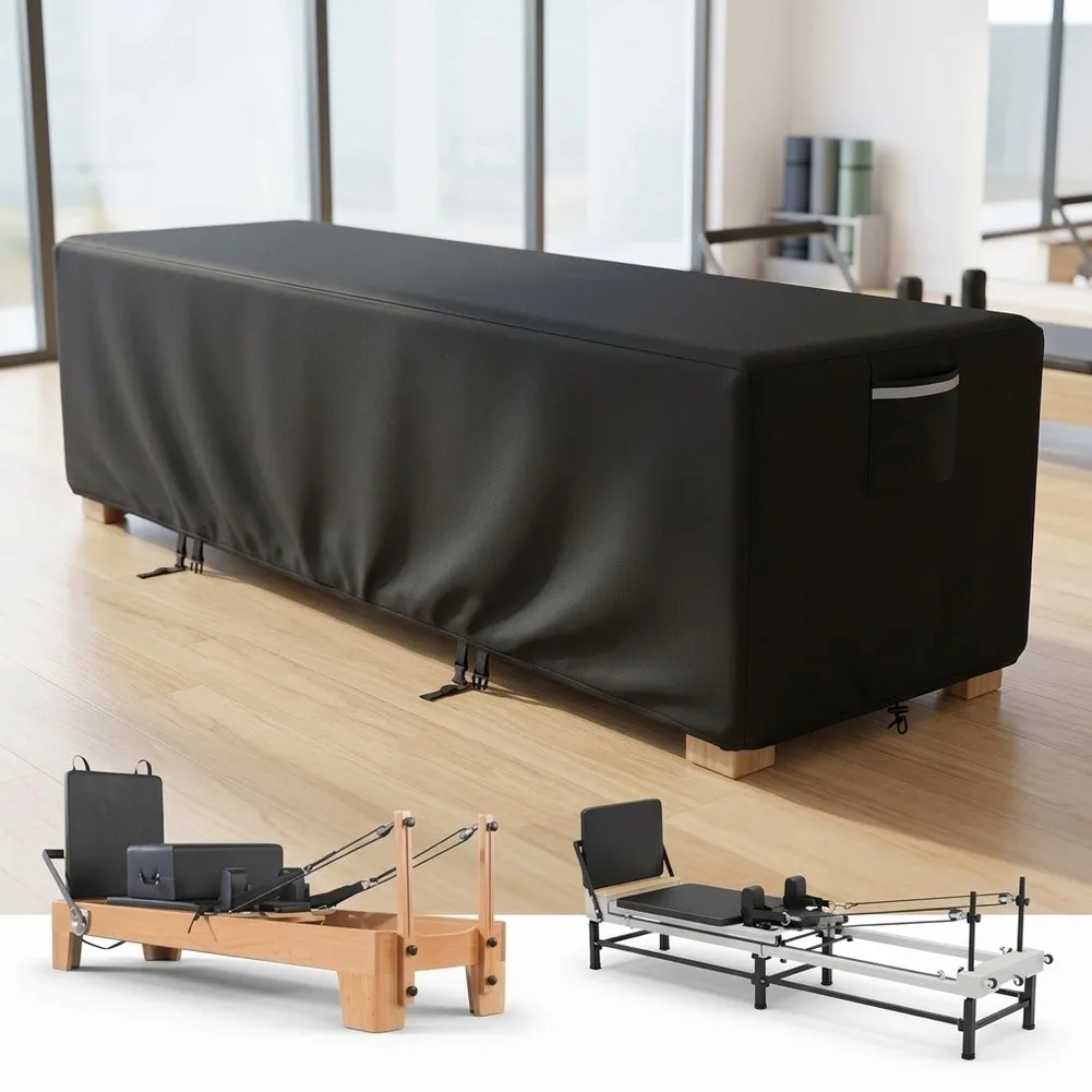 1PCS Oxford Cloth Pilates-Reformer Cover 101x31x23in Protective Dust Case For Home Gym-Studio Fitness Equipment Storage