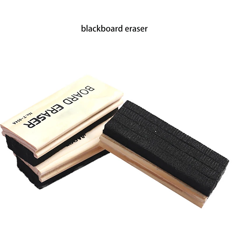 Large Board Eraser Board Cleaner Blackboard Wool Felt Eraser Wooden Chalkboard Duster Classroom Cleaner Kit