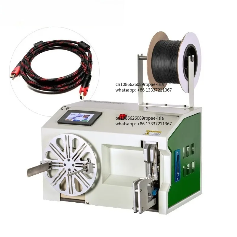 EW-20A Cable Coil Winding Machine Elastic Winding Machine for Steel Wire Bobbin Cable Manufacturing Equipment