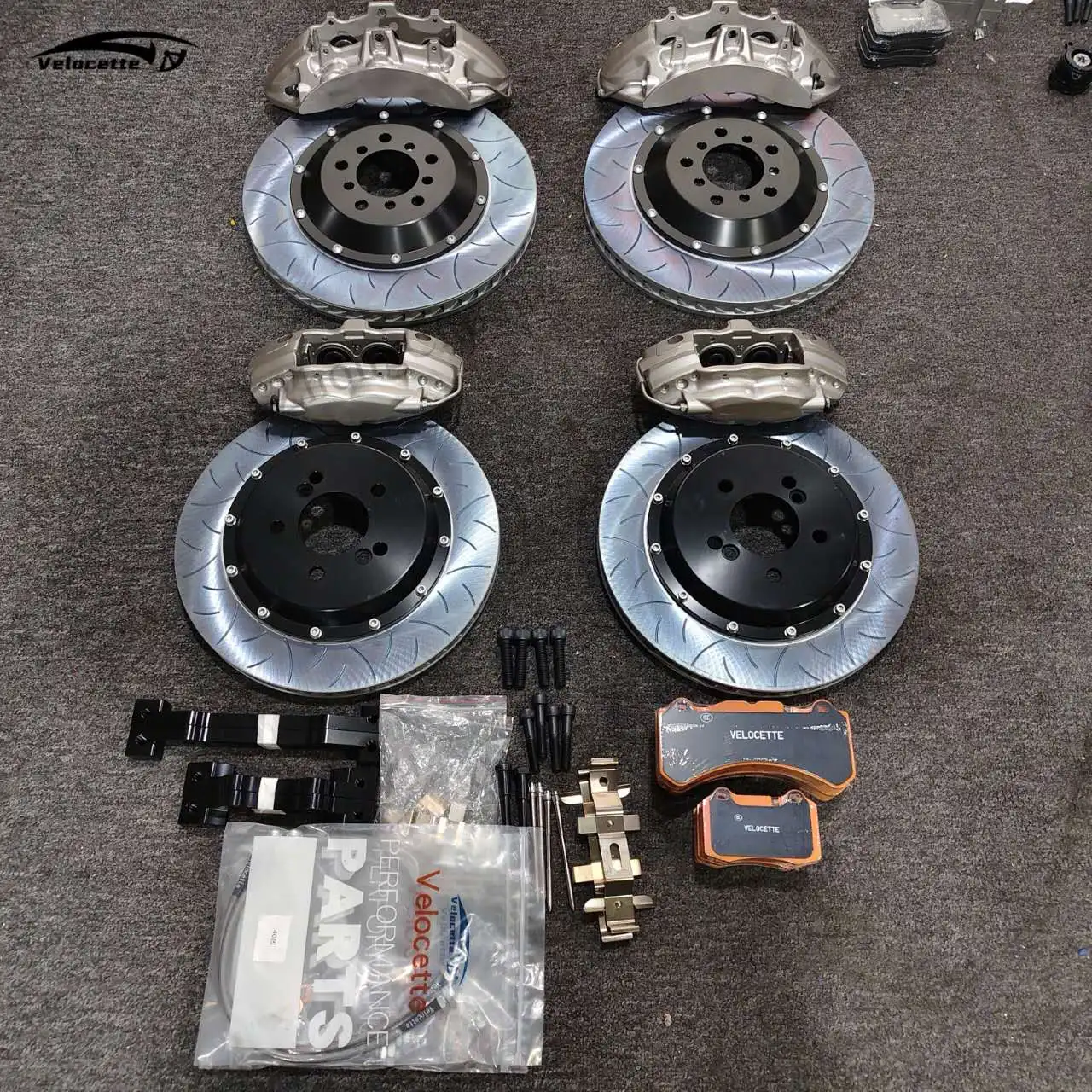 New style Big Brake Caliper Kit Front V6 6-pot and Rear F40 Caliper 4 Piston for Mazda 3 for Isuzu D-Max for Golf Tiguan R for B