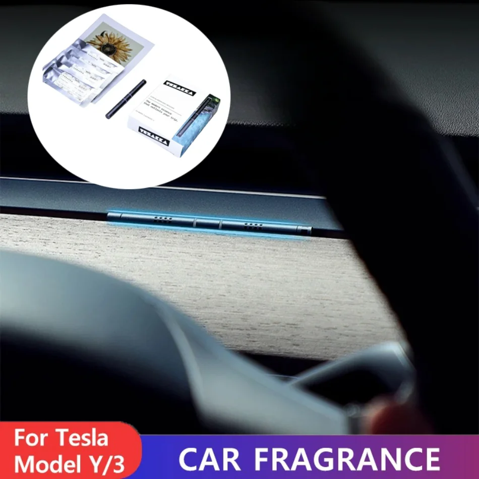 

Invisible Ultra-thin Design Air Freshener for Tesla Model 3 2021-2023 Model Y 2017-2025 Aromatherapy Diffuser Car Interior