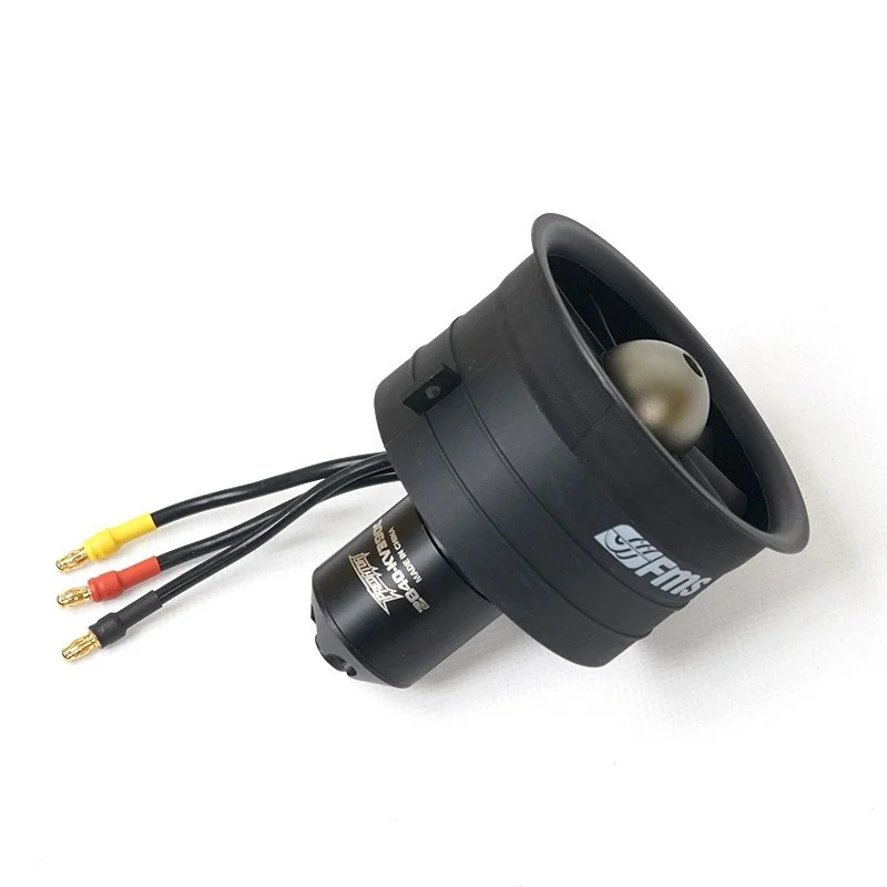 FMS 64mm 11-Blades Ducted Fan EDF with 2840 3900KV 3S 2840 3150KV 4S Brushless Motor for RC Airplane Ducted Fan Plane DIY Parts