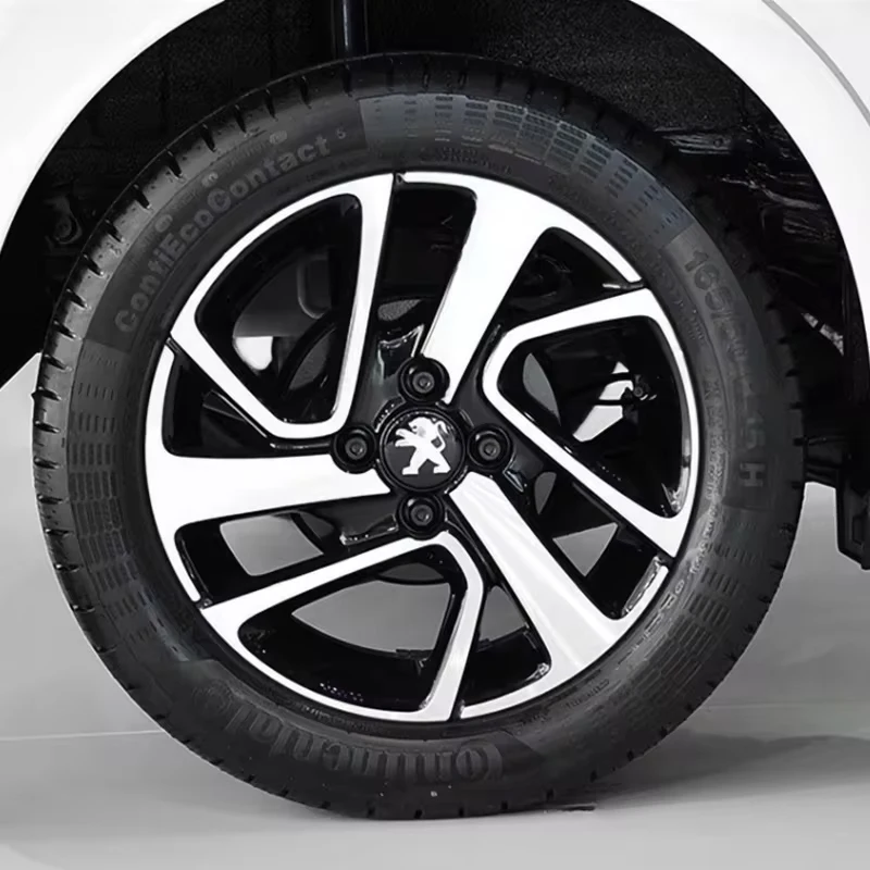 Car Decorative accessories Wheel Center Hub Center Sticker For Peugeot 206 301 307 308 3008 207 208 407 408 508 107 106 205 2008