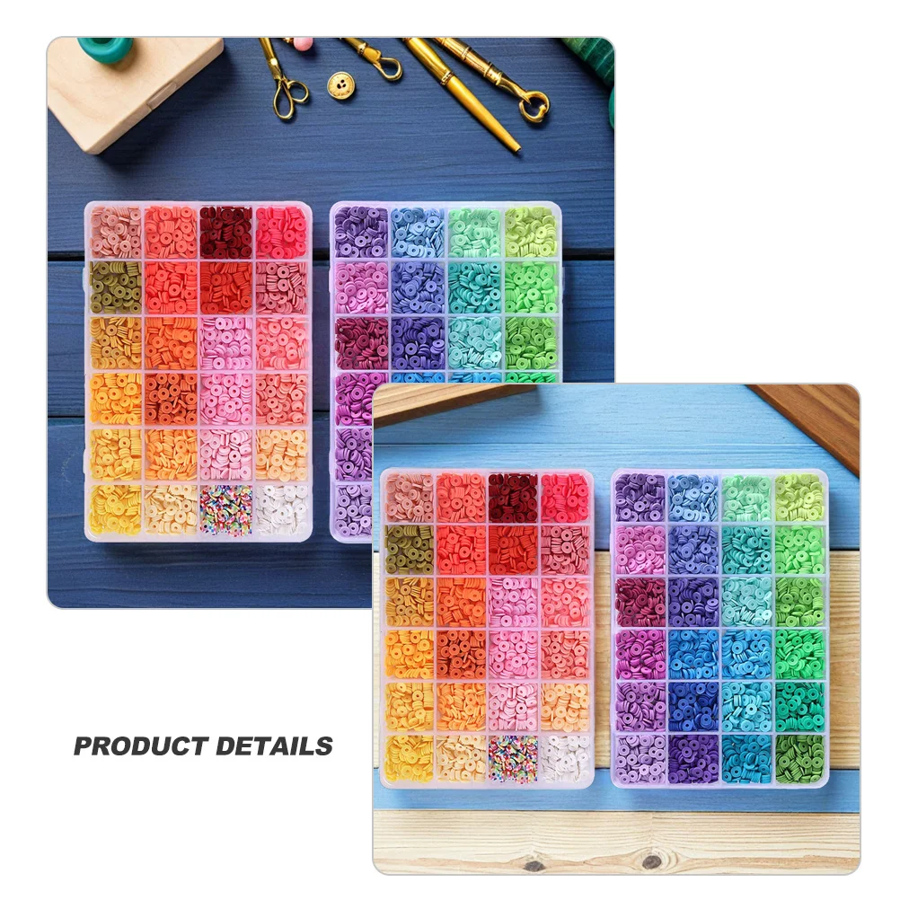 1 مجموعة الطين لصنع المجوهرات لتقوم بها بنفسك الحرفية الكبار صندوق تخزين وشملت الطين حبة سوار مطرز أساور عدة صانع سوار #5