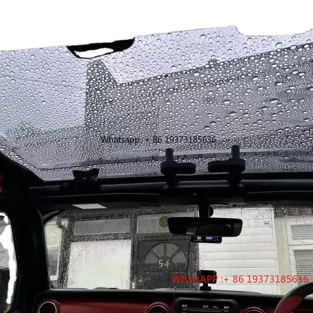 

Новый дизайн, прозрачная крыша для Jeep Wranglers JL, модифицированная мягкая крыша, прозрачный люк для Gladiator JT