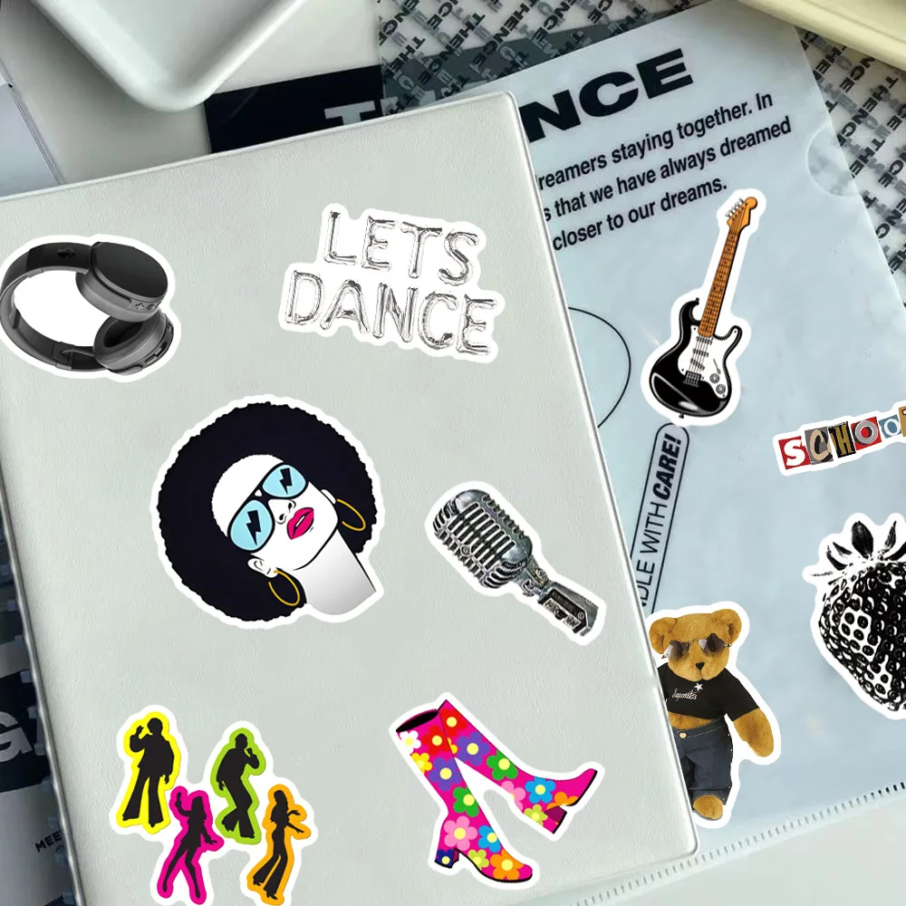 10/50PCS Downtown Y2K Girls Stickers Cartoon DIY Decoration Kids Toys Girl Gift Graffiti Decals Laptop Phone Guitar Car Bike Toy
