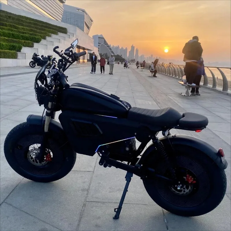 New Black Warrior 1500W 3000W Electric Bike 60AH Battery High Quality Electric Road Bike Fast Delivery