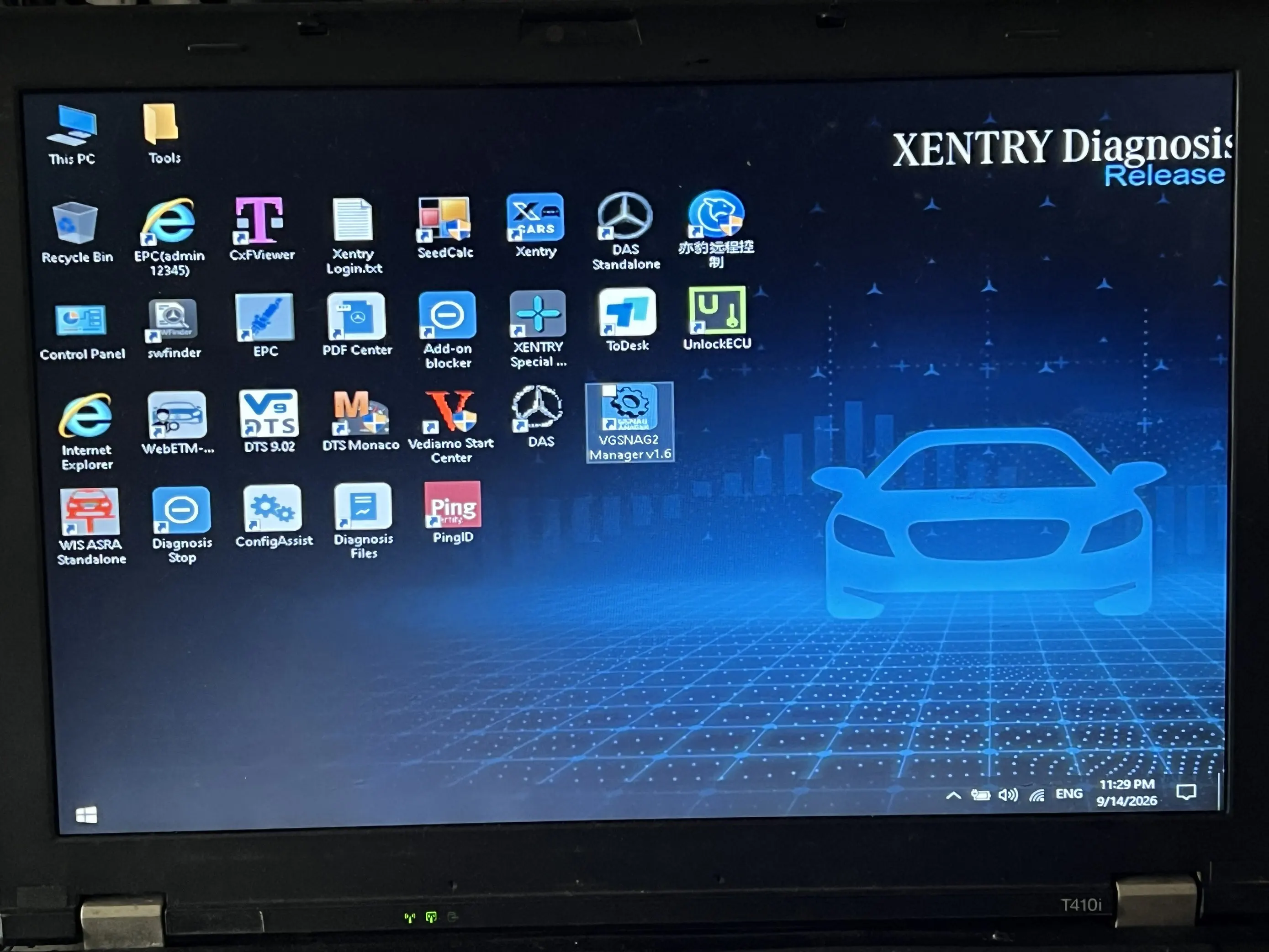 Xentry MB Star C4 Connect Compact 5 SD C4 C5 C6 Newest V2026.09 Software HDD SSD Win10 Diagnose System 2023.09 Fit Mostly Laptop