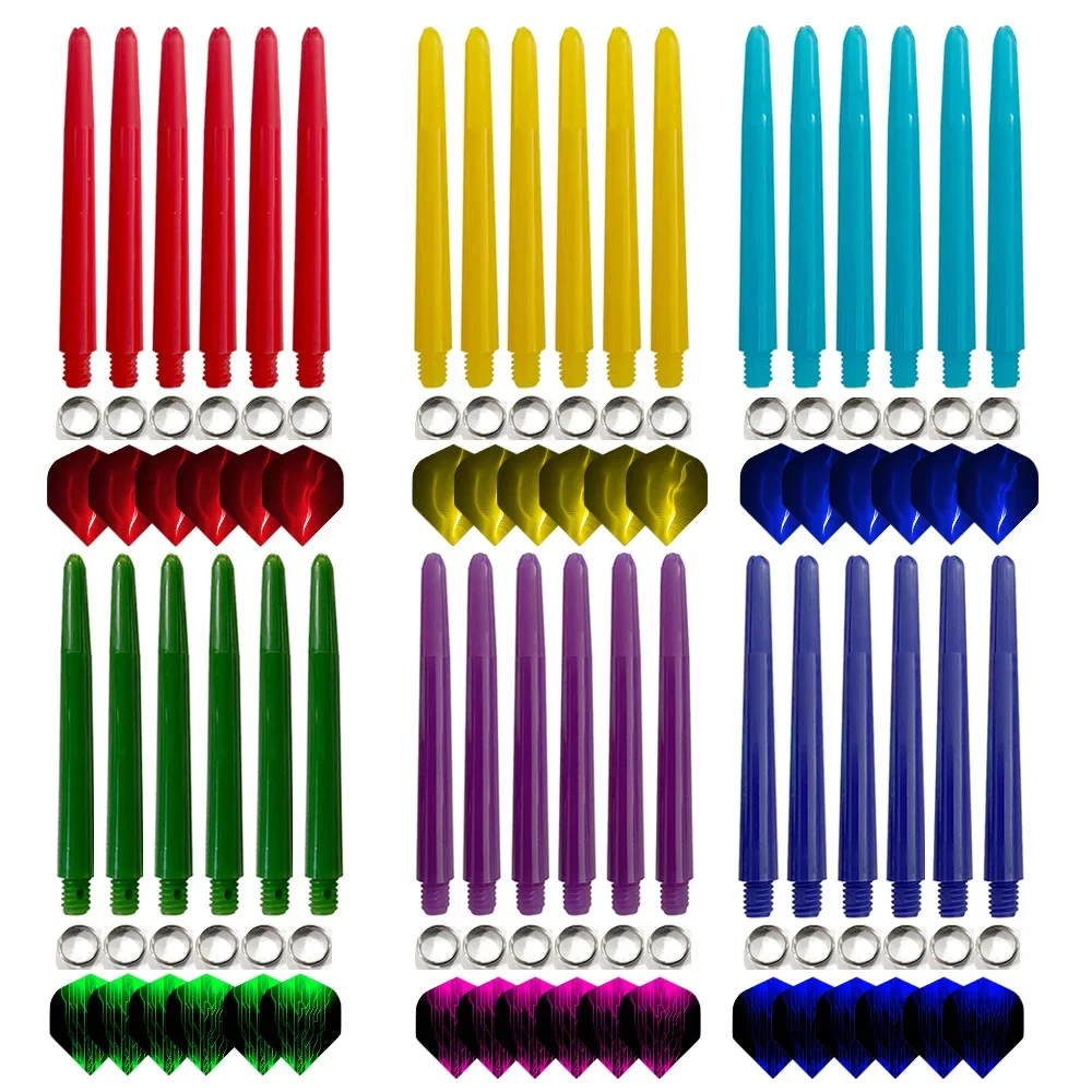 

WEDARTER Professional darts accessories, darts nylon plastic rod Professional darts leaf set Suitable for training games darts