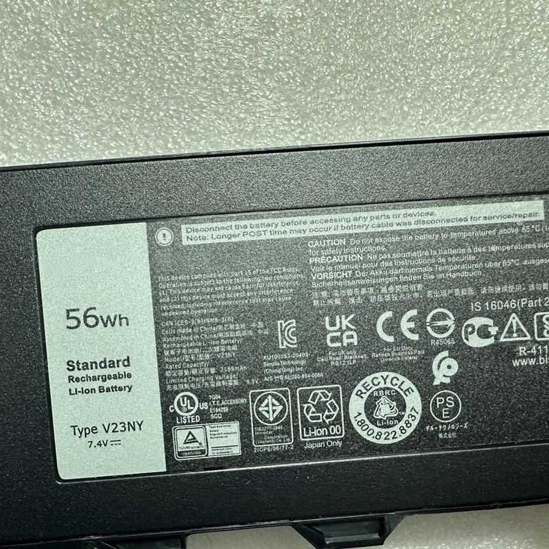 Imagem -03 - Njtch 3nvtg Bateria do Portátil Dell Latitude 12 7214 Robusto Extremo E7204 P18t V23ny M29xr P18t001 P18t002 Novo Supstone8g8gj