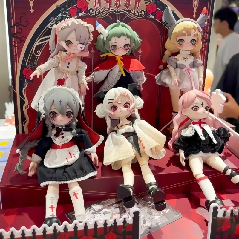 

Высокое качество Nyssa Bizarre Nightmare Series 1/12 BJD Blind Box Mystery Doll Kawaii Аниме Фигурка для девочек Подарок на день рождения