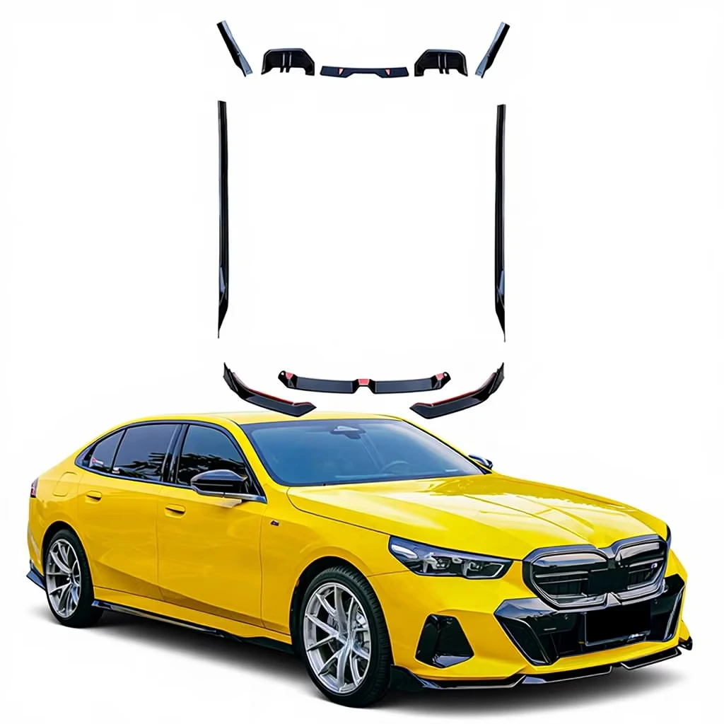 

Комплект обвеса M Performance Style для BMW 5 серии G60 2023+: передний сплиттер, боковые пороги, задний диффузор, глянцевый черный ABS+PP, 3M+винты