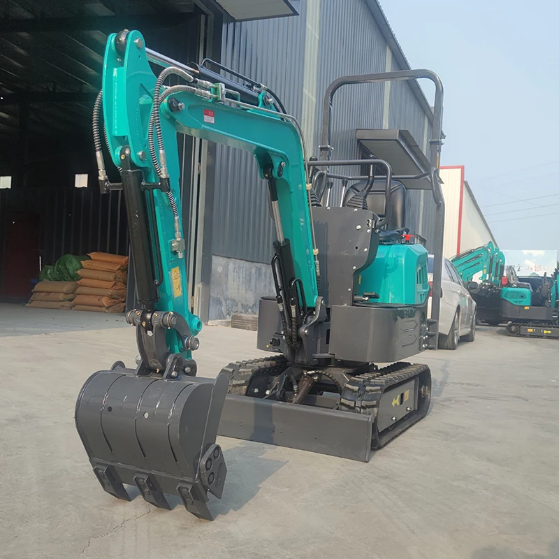 

Customized 1.2 Ton Mini Excavator (Pelleteuse) 24HP Engine small digger for Garden Renovation, Pond Digging Lawn Maintenance