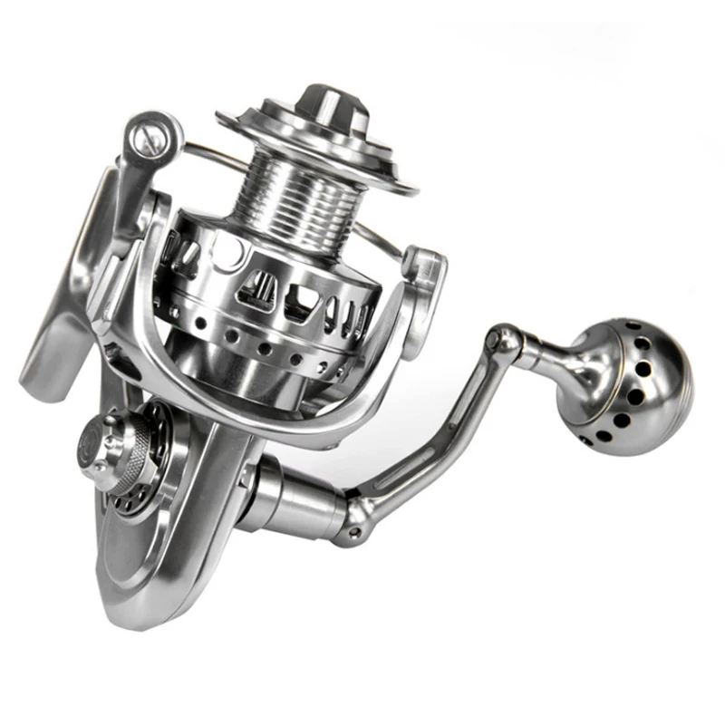 Full Metal Spinning CNC Carbon Brake Anti-sea Water Long-distance Caster Beach Fishing Fancy Gift Heavy  Fishing Reels