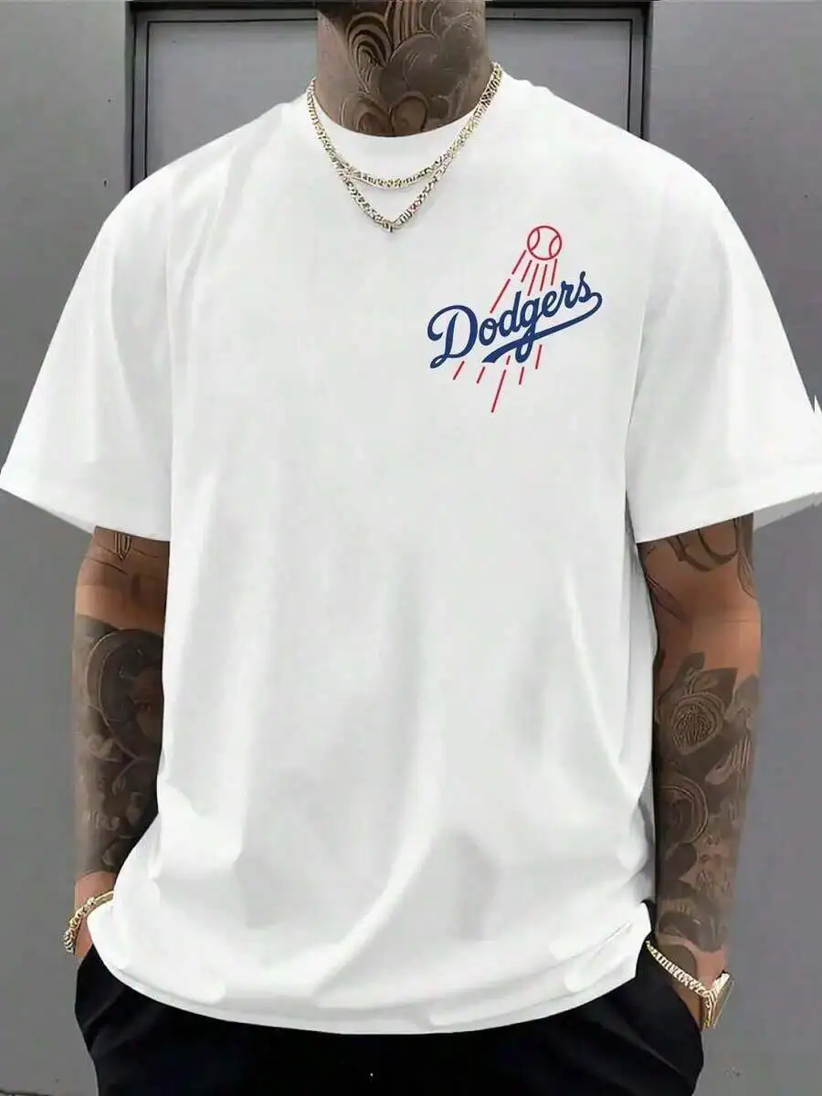 Los Angeles T-Shirt, A Must-Have Outdoor Sports Tee for Baseball Fans, Dodgers, High-Quality, Thick, Loose-Fit