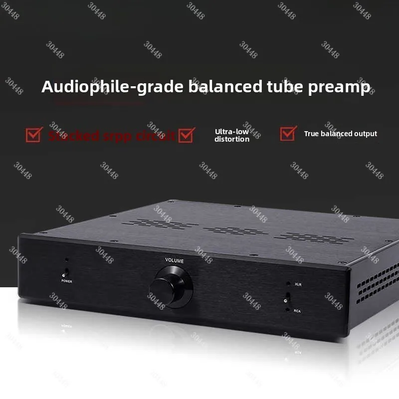 HiFi Audiophile Tube Preamplifier with True Balanced Output and Tianmao Classic SRPP Circuit
