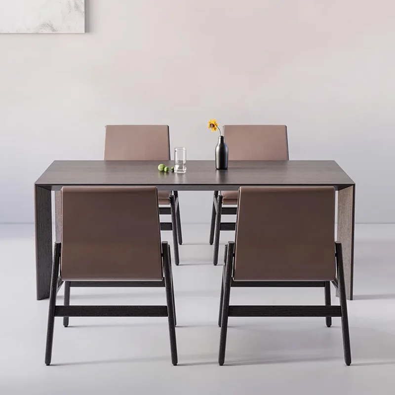 Nordic Solid Wood Dining Table Minimalist Library Multifunction Rectangle Dining Table Classic Center Mesa Comedor Furnitures