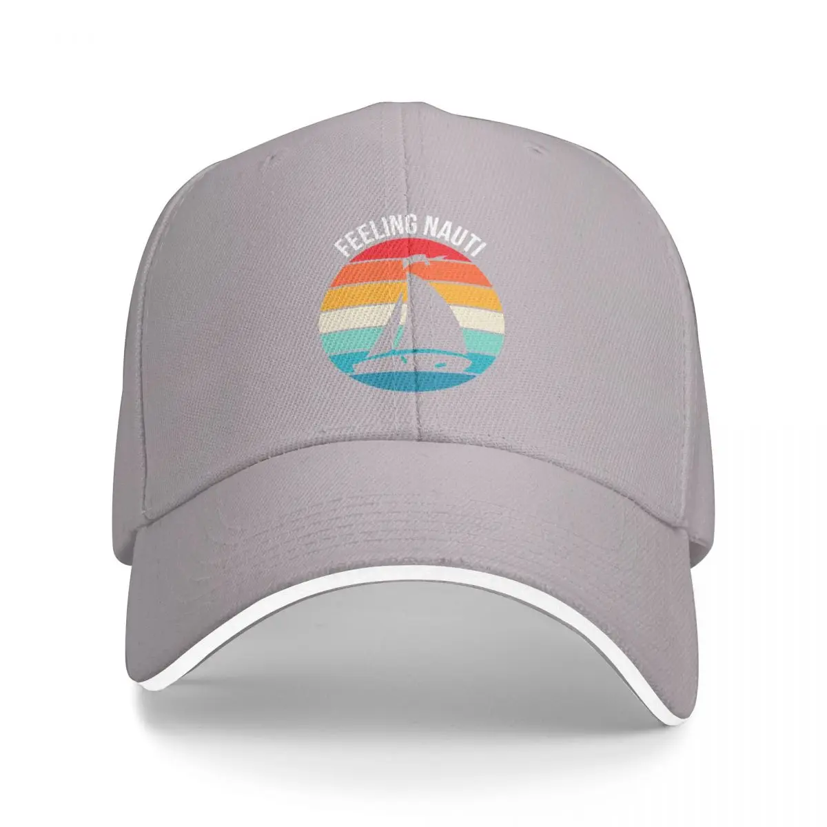 Funny Sailing Gift for Sailors 'Feeling Nauti' Boat Sunset Cap Baseball Cap vintage Men's hat Women's