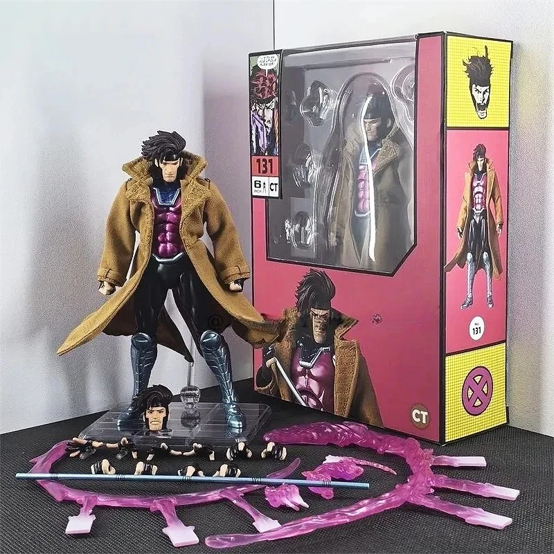 

CT Toys X-Men Gambit Action Figure 17cm Movable PVC Collection COMIC Ver. Mafex 131 X Men Remy Etienne LeBeau Figurine