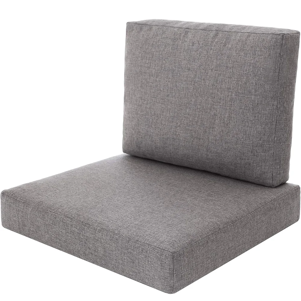 Custom Seat/Back Cushions Set Chair Sofa Bench Cushions Patio Backrest Cushion Chair Seat Pad Decor Garden Bay Window Pad Swings