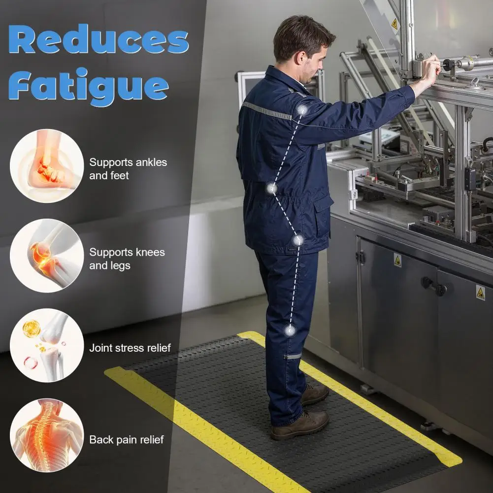 Unlimited Time And Weight Rebound Long Life Without Collapse Anti-fatigue Floor Mat Anti-static Mat Heavy Duty Ergonomic Stand