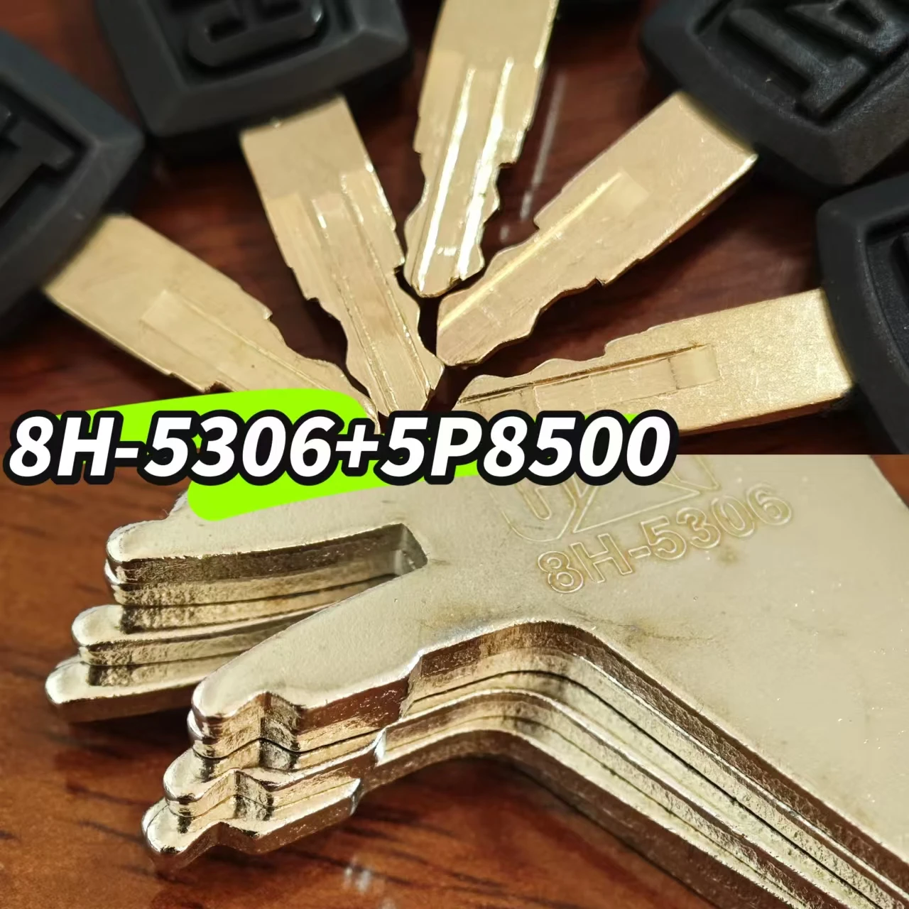 1 Set 8H-5306 5P8500 Key For CA Excavator Dozer Loader Ignition door Lock Power Switch Key