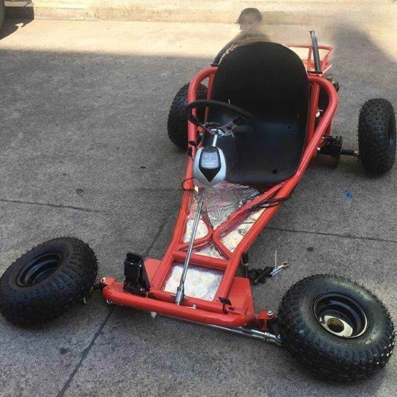 Self-made Four-wheel Electric Kart Accessories Full Set of Frame Body Differential Shaft Transmission Rear Axle Steering