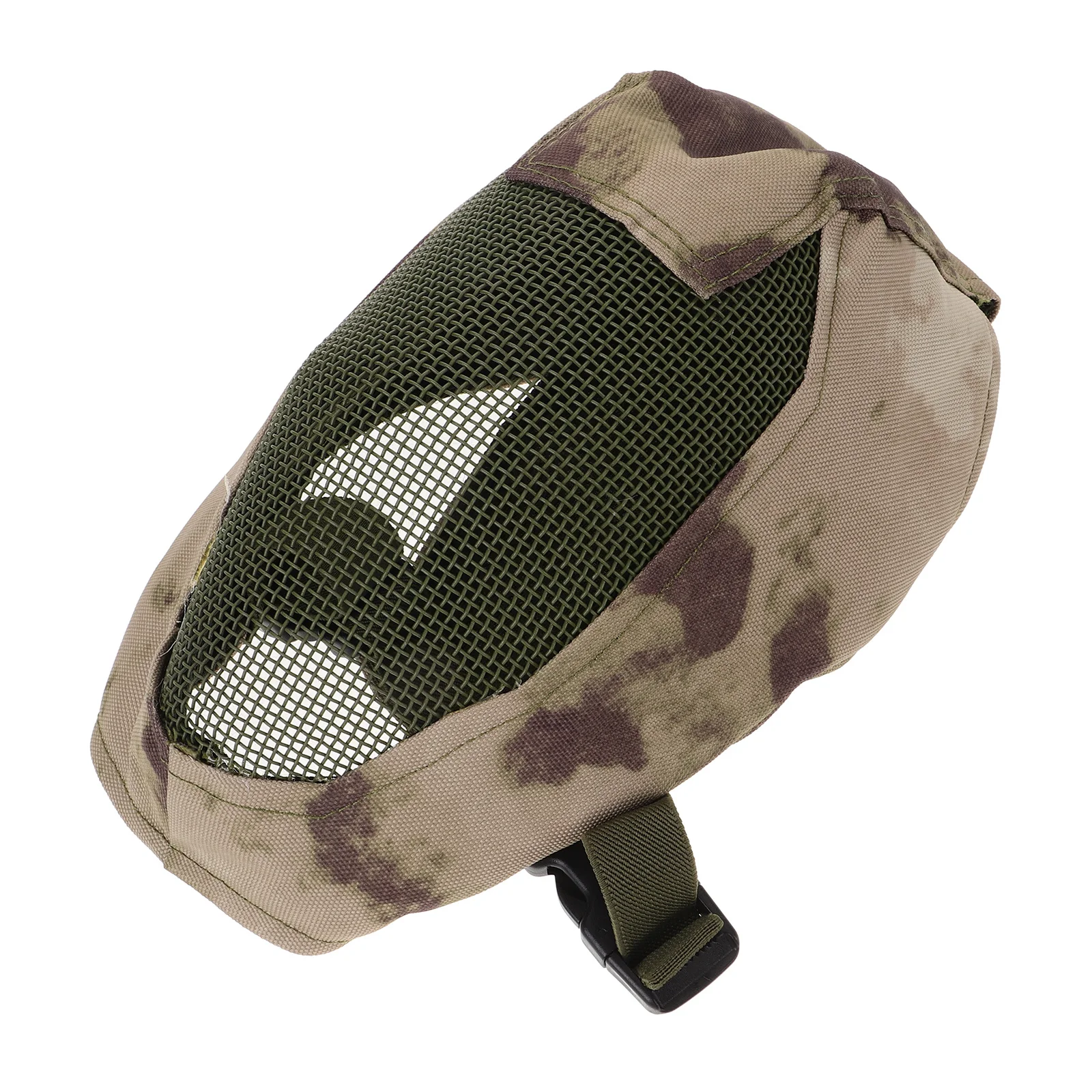 

Metal Mesh Fencing Face Protecting Mask Full Face Breathable Protective Outdoor Game Mask Adjustable Fencing Protector