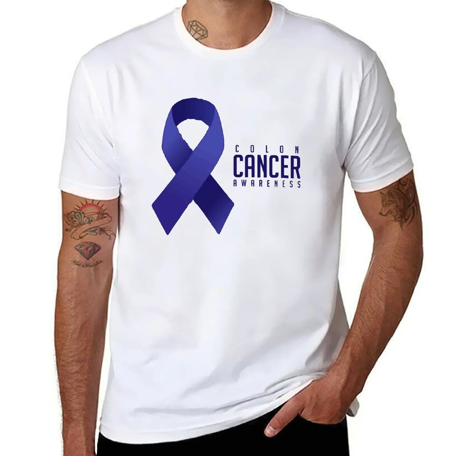 

Colon Cancer Awareness Advocacy Gift T-Shirt man t shirts for men t shirt for man T-Shirt