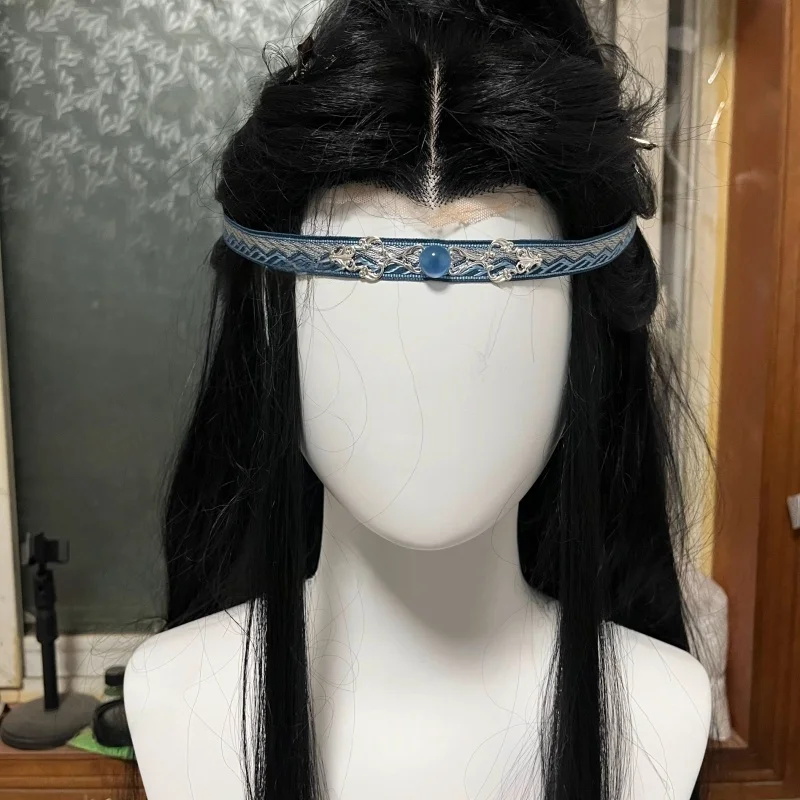 

New Mo Dao Zu Shi Lan Wangji Hair Jewelry Headband Cosplay The Untamed Grandmaster Of Demonic Cultivation Lan Wangji Hanfu Props