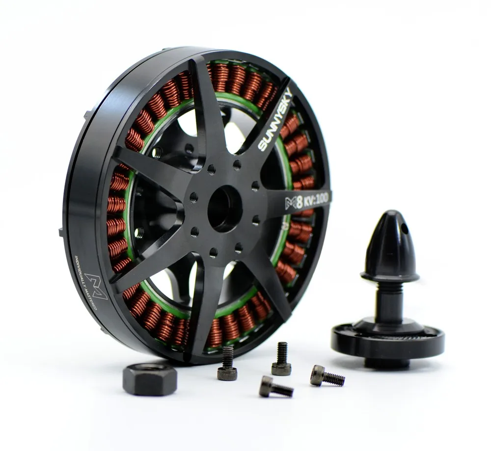 SUNNYSKY Motor M8 Plus 100KV 135KV 170KV 200KV Бесщеточный двигатель для сельскохозяйственных дронов