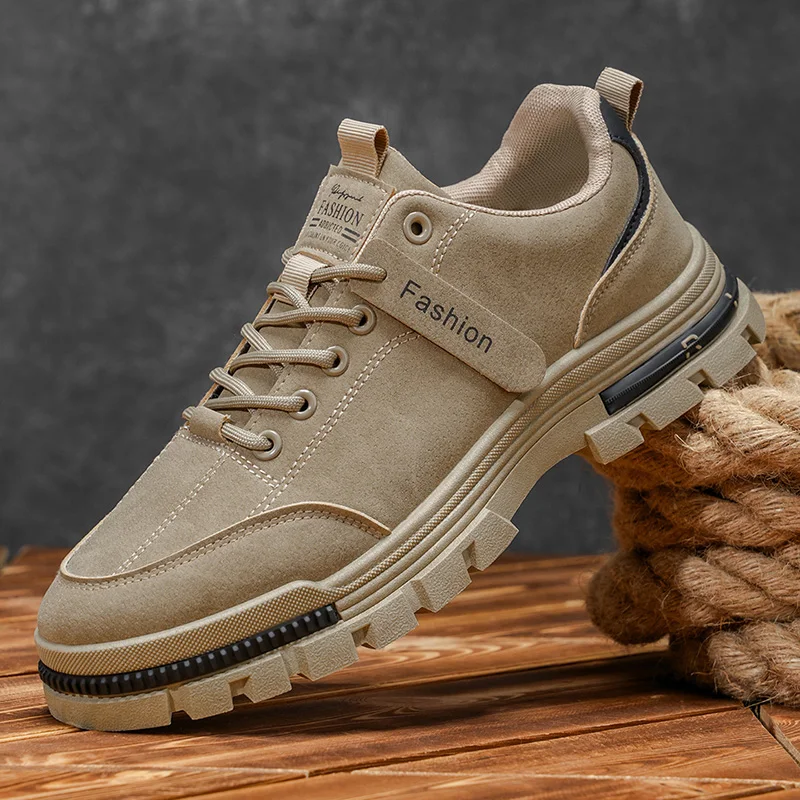 

Men's Autumn & Winter New Low-Cut Shoes - Casual Sneakers, Wear-Resistant Work Shoes, Outdoor Hiking Boots