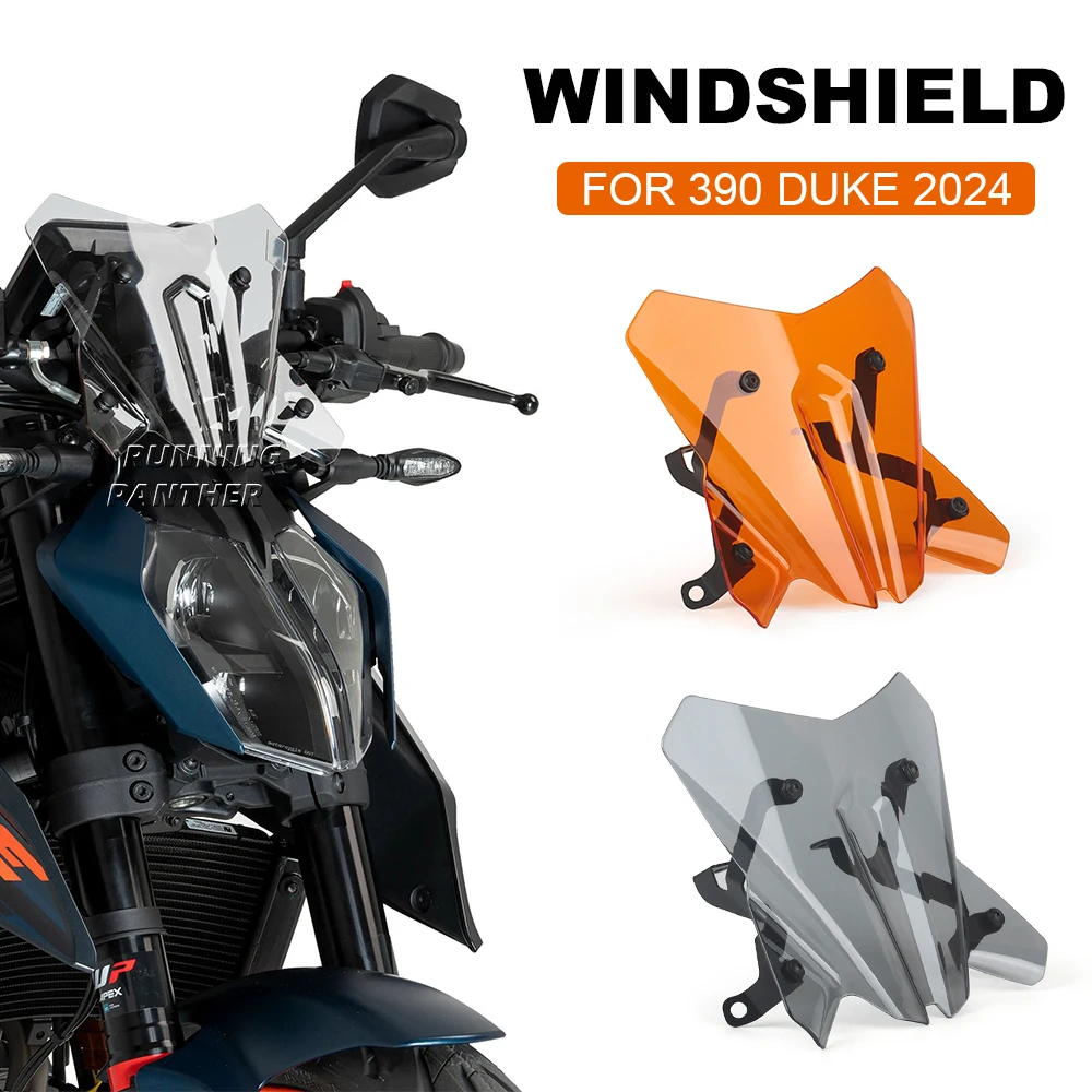 

Для 390 Duke 390 DUKE 2024 - обтекатель лобового стекла переднего спортивного, направляющая пластина и направляющая крышка Новые модели мотоциклов