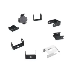 1 PC Metal Servo Bracket for LDX-227 LDX-218 LD-220MG LD-2015 LX-224 LX-824 LX224HV LX-824HV LX-225 Double-shaft Bus Servo