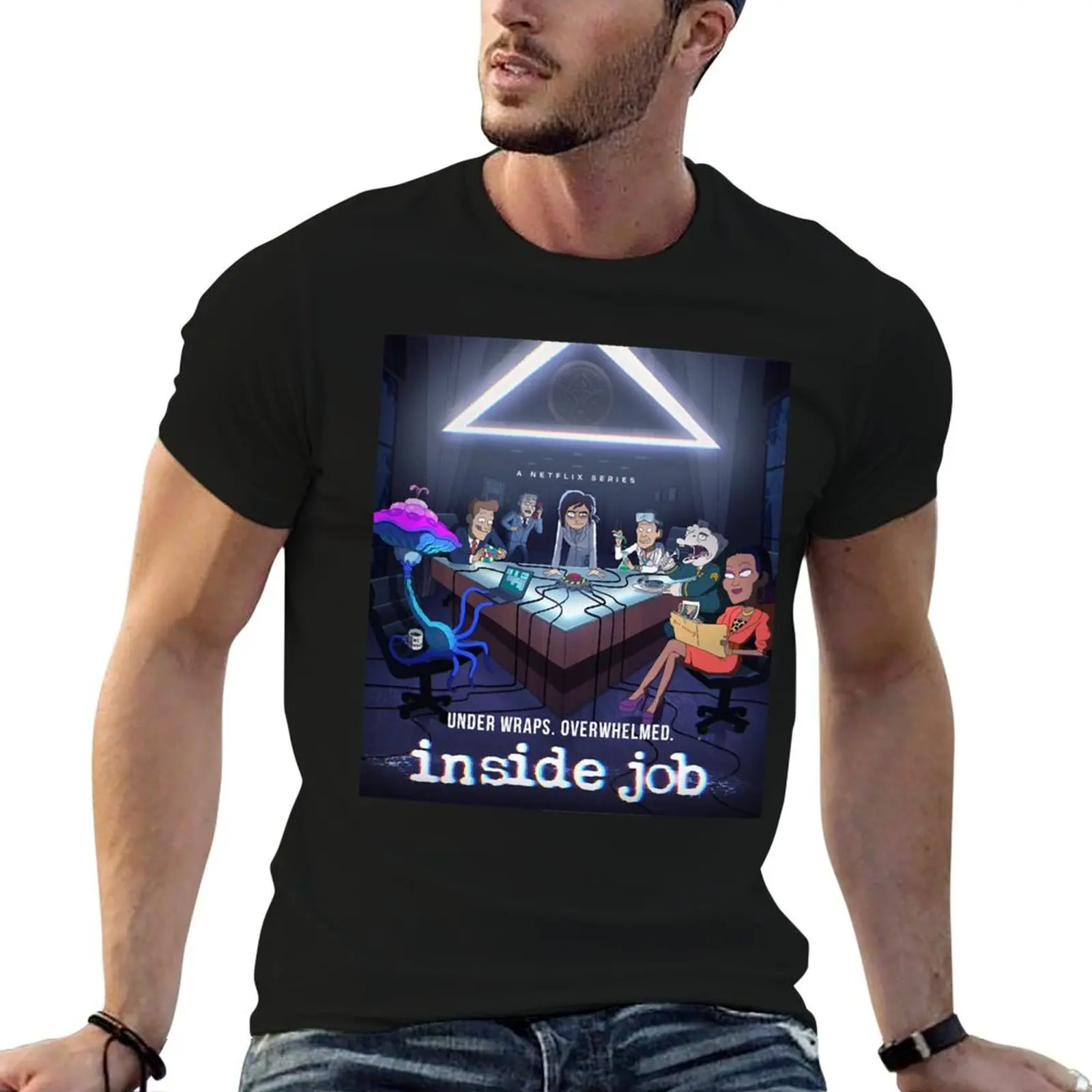 Lover Gifts Inside Job Netflix 2021 - Cognito Inc Cool Gift T-Shirt camisetas estampadas para hombre