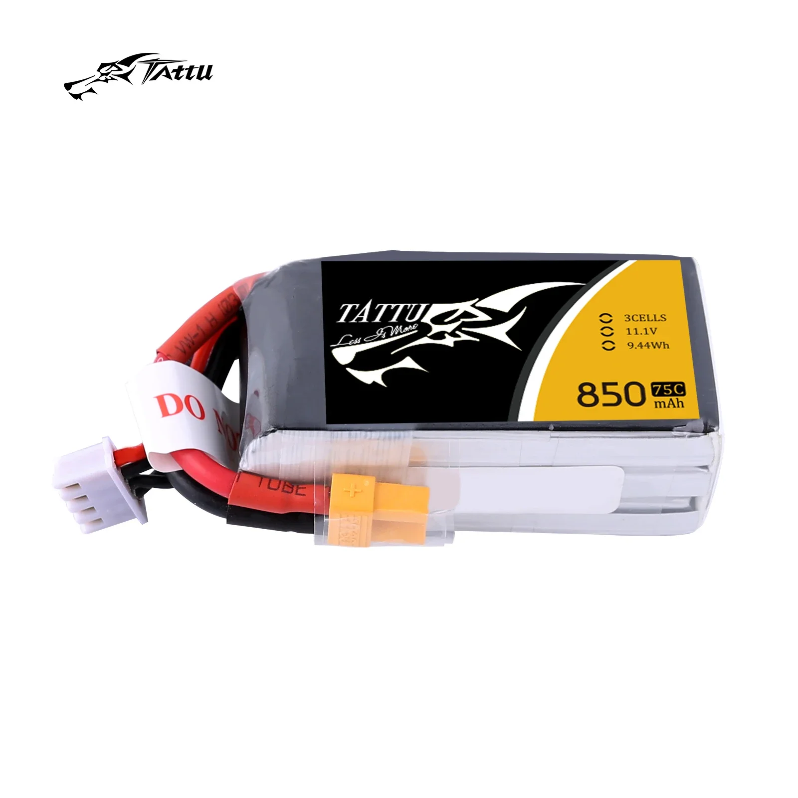 

TATTU Lipo Battery 11.1v 850mAh Lipo 3s 75C RC Battery with XT30 Plug Batteries for FPV 180 150 Size Quadcopter RC Drones