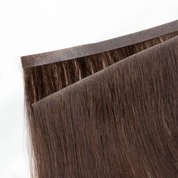 Invisible Long Tape PU Weft Human Hair Bundles Real Natural Hair Seamless & Glueless Injected Tape In Hair Extensions Thick Ends
