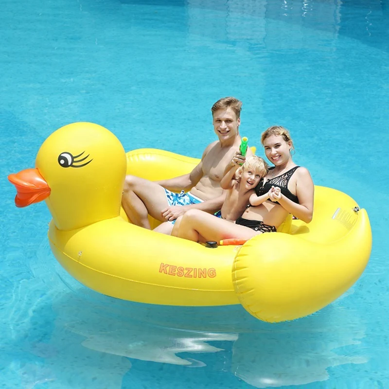 Big 3 People Summer Inflatable PVC Air Mattress Swimming Pool Float