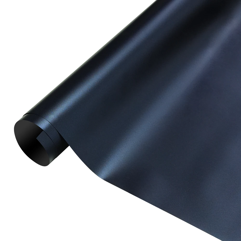 

Matte Black Blue Car Wrap Vinyl Film PET Scratch-Resistant Cover Auto Full Partial Body Motorcycle Vehicle Color Modified Para