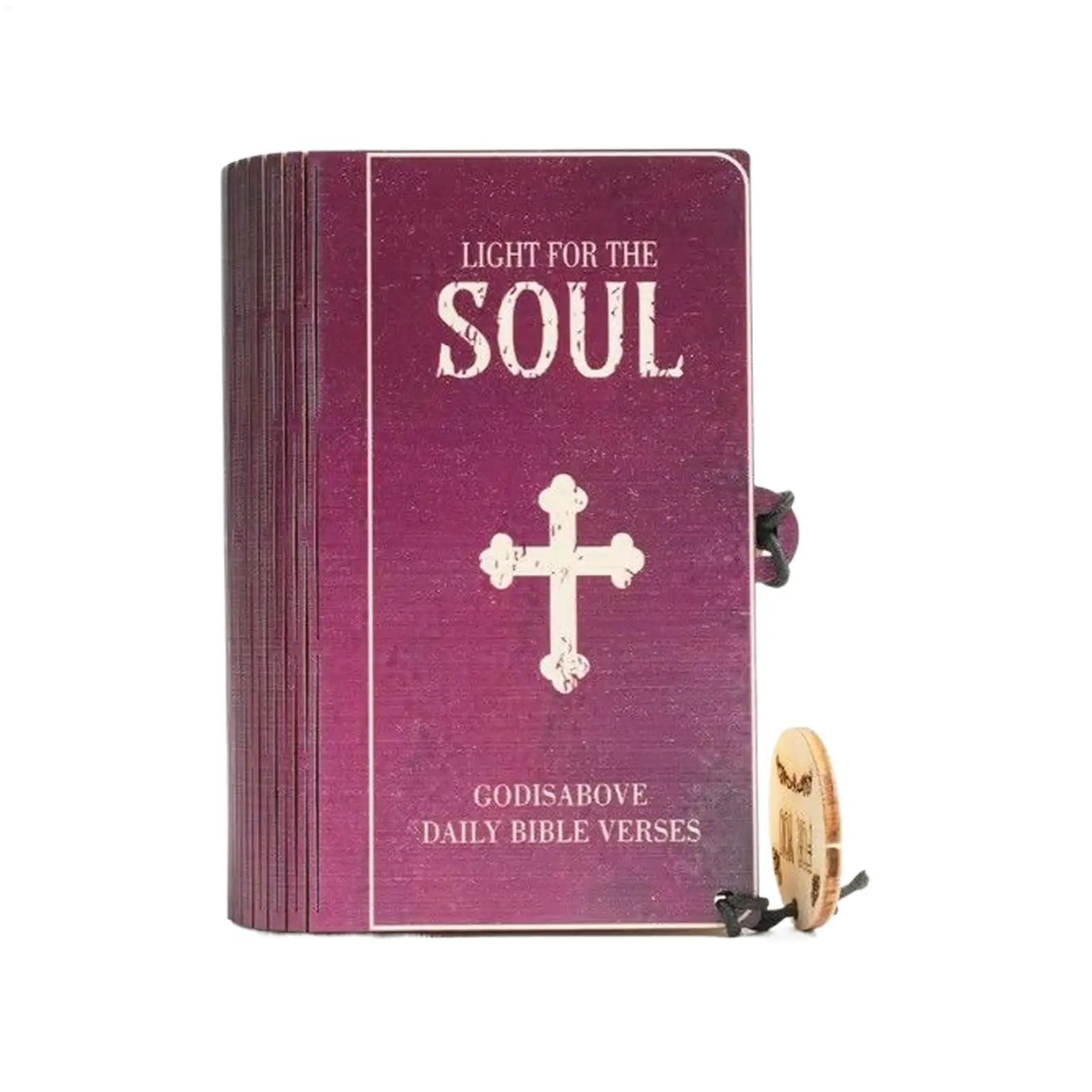 Wooden Bible Verses Box with 90 Prayer Cards Christian Bible Storage Case Bible Verse Prayer Card For Adults Daily Encouragement