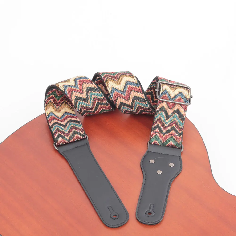 

1Pcs Practical Guitar Strap Skin-Friendly Easy to Carry Exquisite Craftsmanship for Various Guitars Accessory Guitar Strap