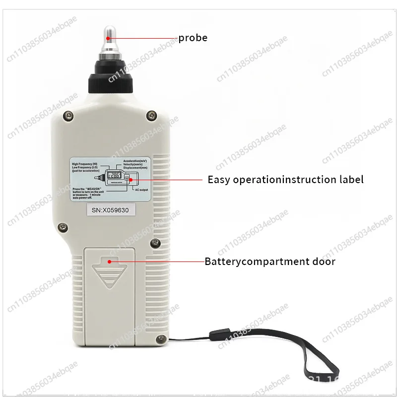 Portable Vibration Meter High Precision Vibration Meter Industrial Seismic Meter Fault Detector