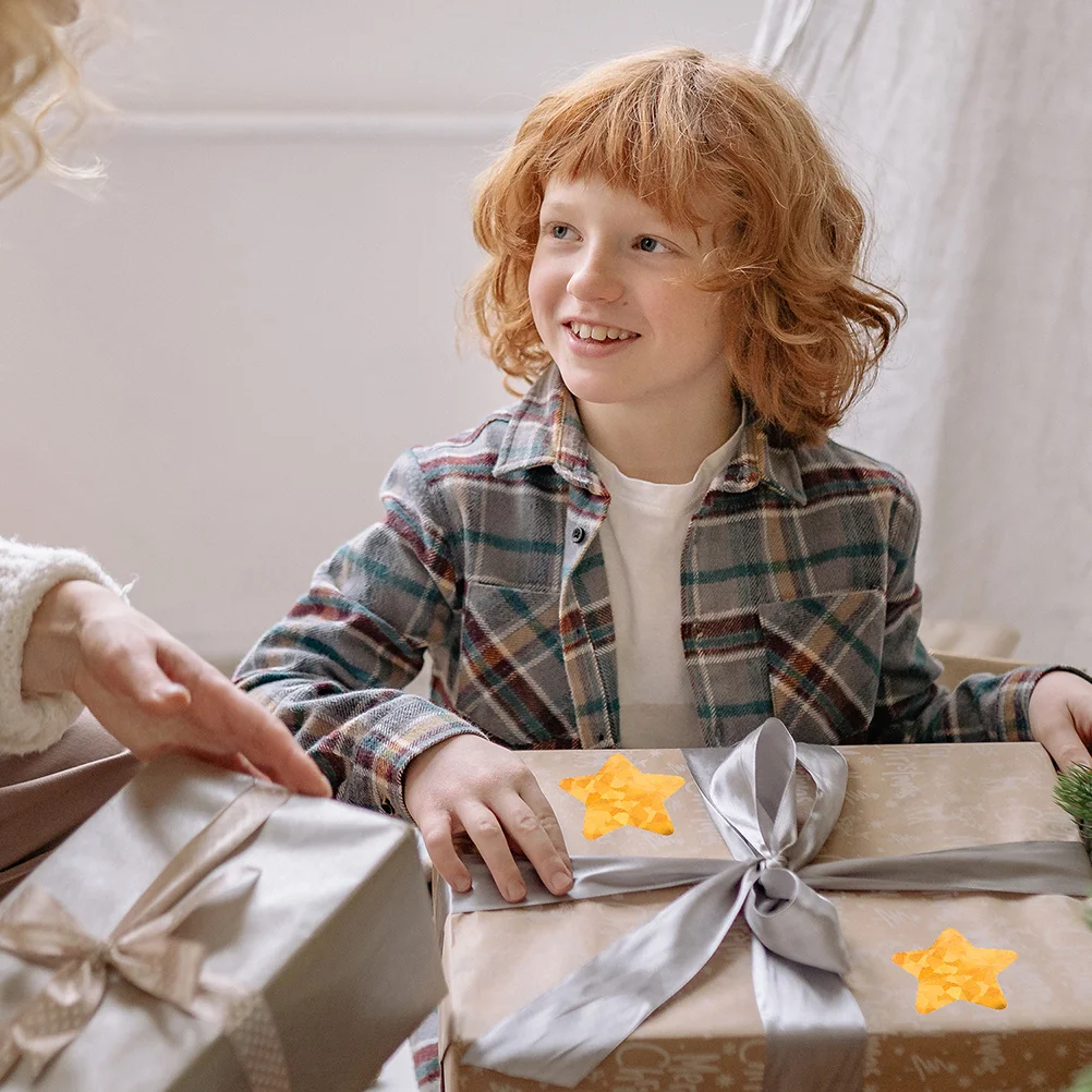 2 Rolls Self-Adhesive Sealing For Gift Packaging Label Stickers Wedding Baking Envelope Stickers Roll Multi-Function Seal