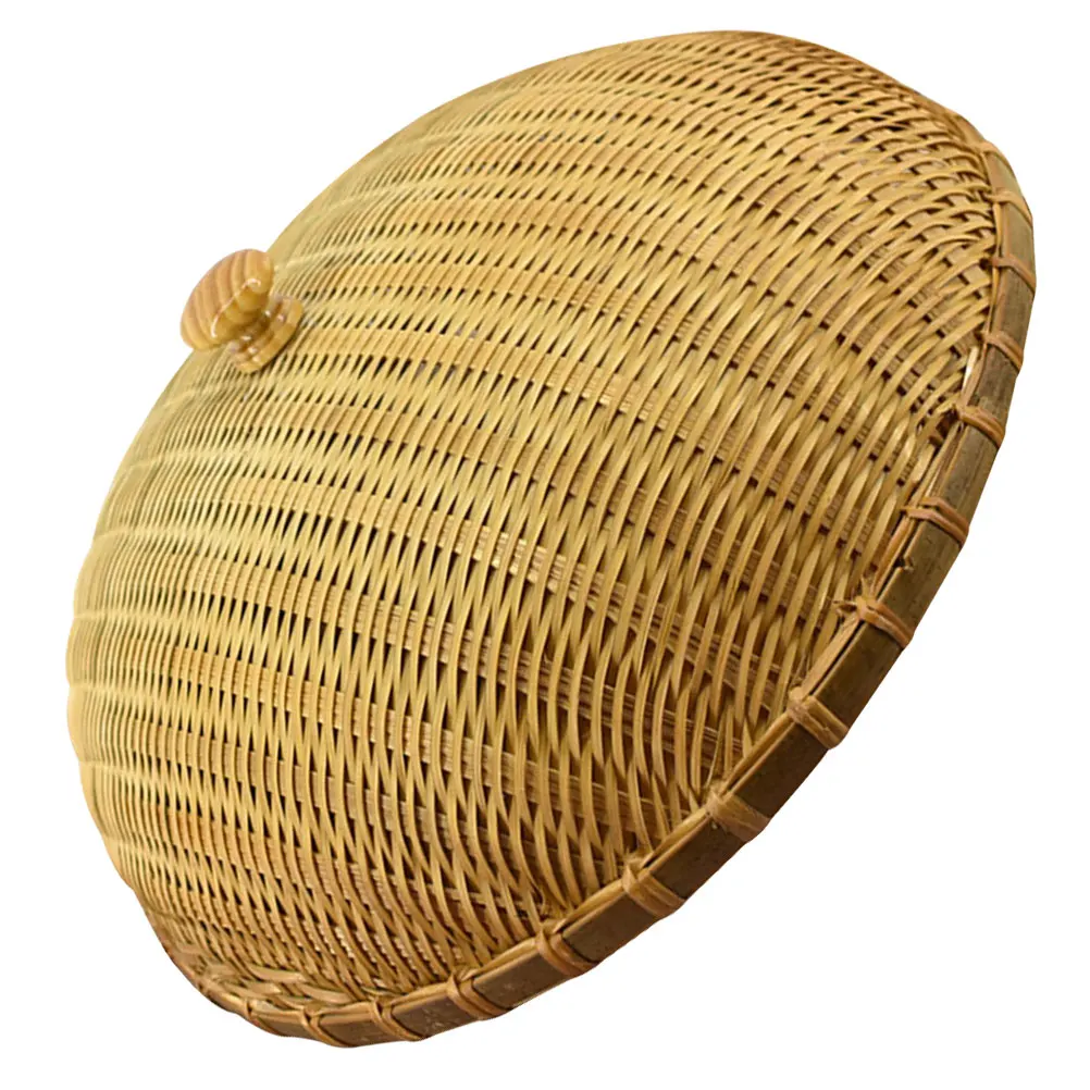 

Bamboo Food Cover 33cm Height 12cm Diameter Household Protective Covers Kitchen Restaurant Use Dinning Table Splatter Guards
