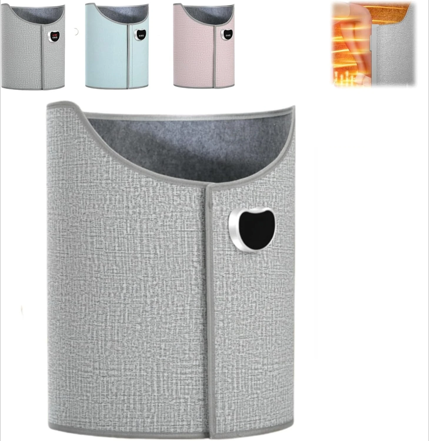 

Portable Foldable Leg Warmer Electric Foot Heater for Under Desk with Thermostat Auto Shut Off Timer EU UK Plug Office Home