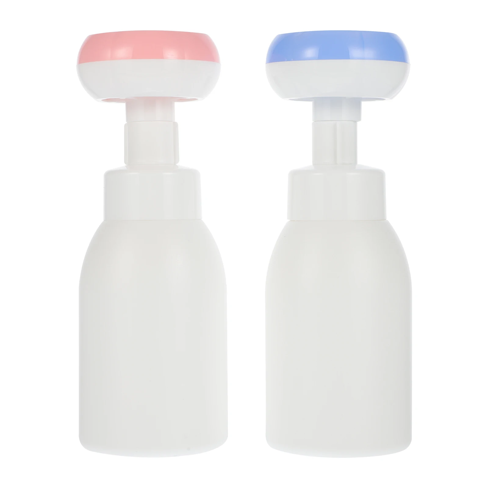 

2Pcs Foaming H Cosmetics Bottle Dispenser PET Material Soap Pump Travel Size Empty Container Portable Storage
