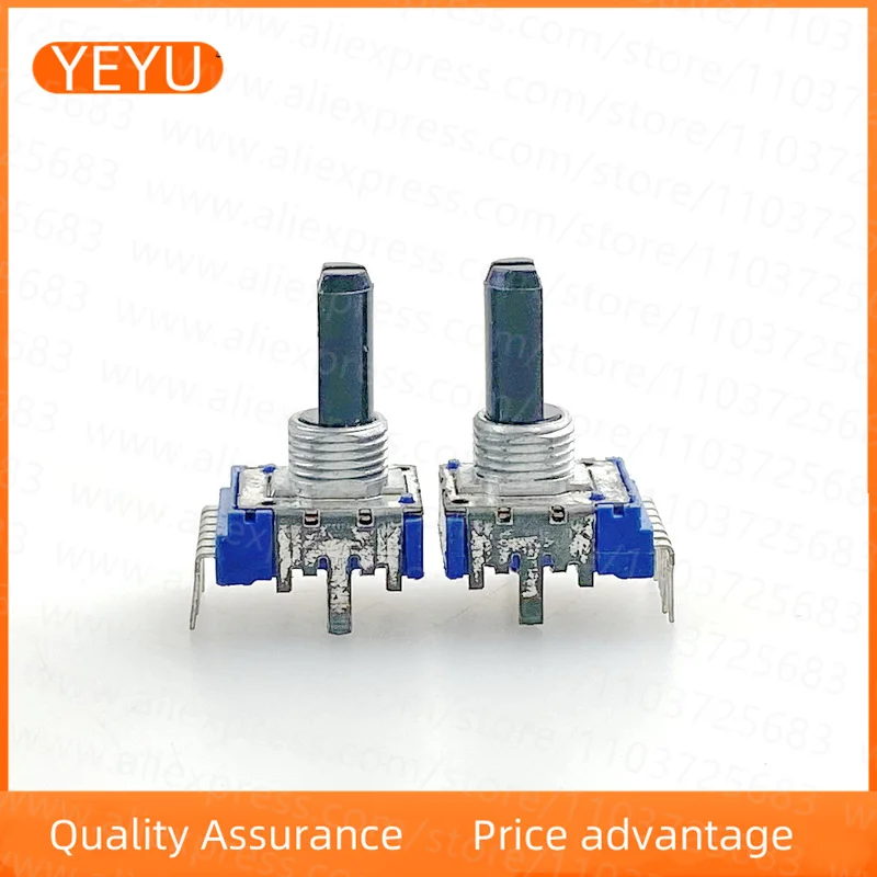 5PCS RK14 Single Row 7-pin Vertical Dual MN100KC100K Mixer Power Amplifier Sound Volume Balancing Potentiometer