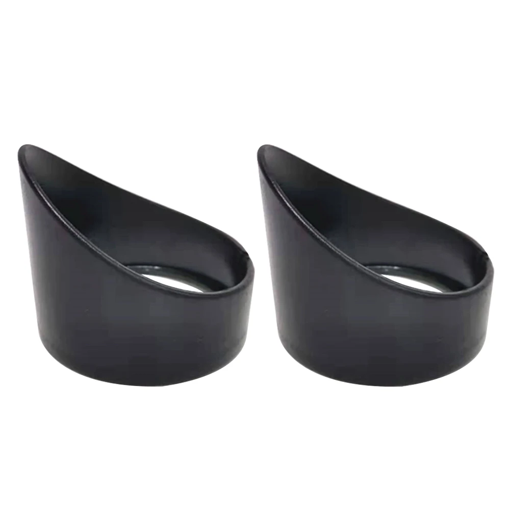 Cubierta Universal para medidor de salpicadero de coche, Protector de parasol automotriz de un solo orificio, visera de plástico, soporte para vaina de salpicadero, 2 uds.