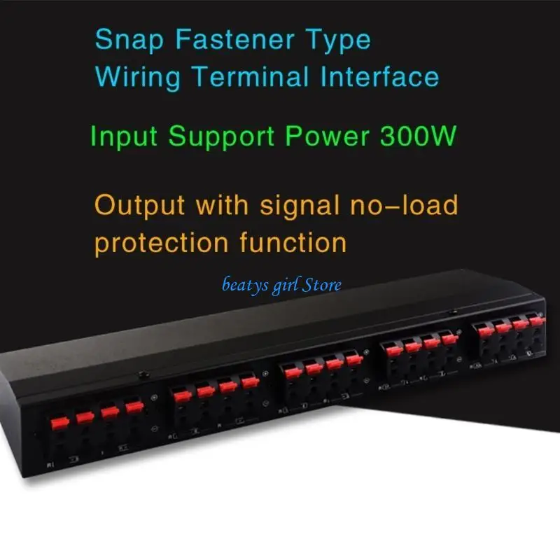 

C7AB Distribution Splitters 2 Input 8 Output Power Amplifiers & Speaker Switcher Speaker Switching Comparator 300W